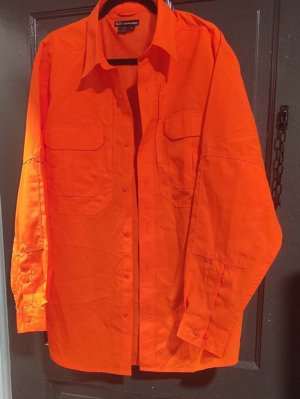 5.11 Tactical High-Visibility Orange Utility Shirt Jacket